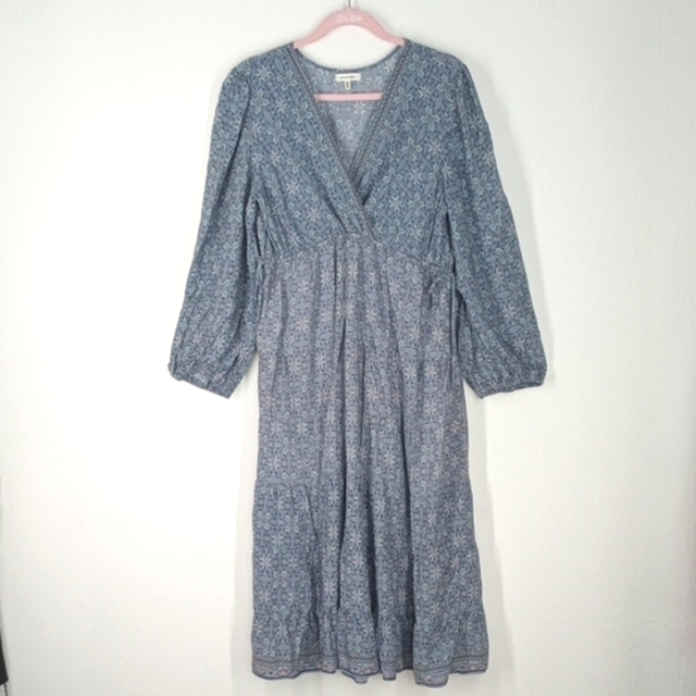 Max Studio Bohemian Cottagecore Farmhouse Midi DressSize X-Large